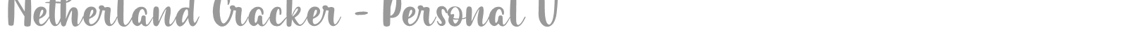 Netherland Cracker font preview